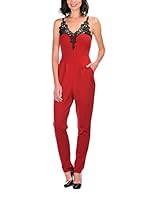 Special pants Mono Fleur01 (Rojo)