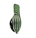 Seryty Stainless Steel Folding Knife And Fork Spoon Combination Camping Tableware Green