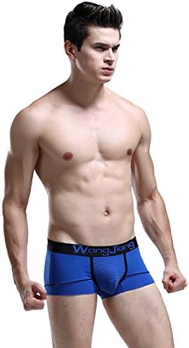 LIANIHK Men's Cotton Boxer Brief Bulge Pouch Shorts Underpants Underwear