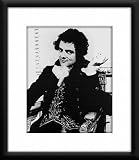 Rowan Atkinson Framed And Matted 8x10 B&W Photo (The Black Adder)