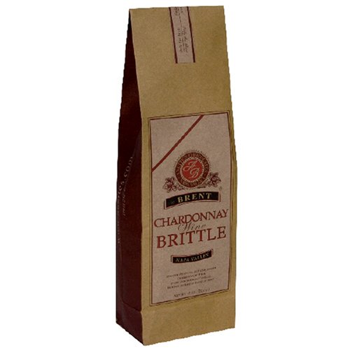 Brent's Chardonnay Wine Brittle, 8-Ounce Bags (Pack of 2) by Hard Candy