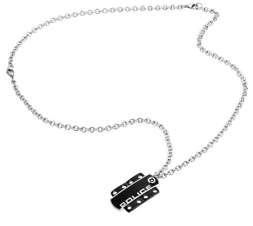Police Herren-Kette mit Anh&auml;nger BADGE PJ24418PSB-01 Preisvergleich