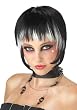 Scandalous Wig (Black/White-One Size)