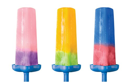 Childrens Toyshop  Kitchen & Housewares : Tovolo Blue Star Dual Freeze Pop Molds