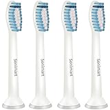 Sonimart Sensitive Replacement Toothbrush Heads for Philips Sonicare HX6053, 4 pack