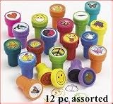 1 Dz Assorted Stampers - Stocking Stuffers - Animal Stamps, Dinosaur Stamps and More!