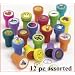 1 Dz Assorted Stampers - Stocking Stuffers - Animal Stamps, Dinosaur Stamps and More!