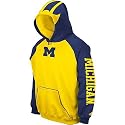 Michigan Wolverines NCAA Youth Adidas Helmet Hooded Pullover