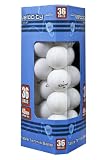 Halex Velocity 36-Pack 40mm 1-Star Table Tennis Balls (White)