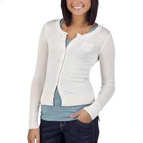 Mossimo Supply Co. Juniors Cardigan w/ Pockets - Dog Bone