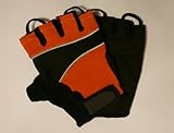 BRAND NEW AMARA GYM / CYCLING / WEIGHT LIFTING TRAINING GLOVES *MEDIUM* ORANGE/BLACK