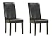 Modus Furniture Urban Seating Parsons Chairs, Chocolate Leatherette (set of two)