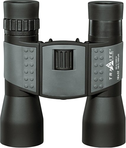Trailite TL-VI102GR Optics Fernglas Vision 16x32 schwarz inkl. Halstrageriemen und Nylontasche