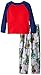 Komar Kids Boys' T-rex Thermal Bmj 2 Piece Sleep Set