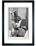 Miles Davis During Recording Session With Horn, August 1962
