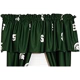College Covers Michigan State Spartans printed Curtain VALANCE, 84 X 15"