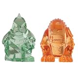 Ben 10  Transforming Alien Rocks Diamondhead & Wildmutt