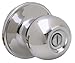 SCHLAGE Dexter by Schlage J40CNA625 Corona Bed and Bath Knob, Bright Chrome