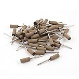 uxcell　ダイヤモンドマウントポイント　研削用ドリルビット　研摩ビット　先端　シャンク　シリンダー形　５０個