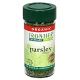 Frontier Organic Parsley Flakes, 0.24-Ounce Container (Pack of 6)