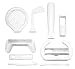 Puregadgets Exclusive Nintendo Wii 8-in-1 Sports Kit Includes - tennis racket / golf club / baseball bat / steering wheel / controller grip / 2 wrist straps to secure the Wii-Mote / Wii-Mote protection against scratches and dust