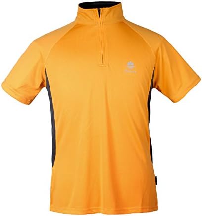 2014 Men's Breathable Perspiration Sports T-shirt Quick-drying(Yellow,L)