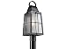 Kichler 49555BKT Tolerand Outdoor Post Mount 1-Light, Textured Black