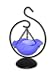 KRISTALLSALZ IONISATOR DUFTNEBLER LUFTBEFEUCHTER ROMANTICA TABLE blau