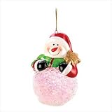 Snowman Snowball LED Ornament