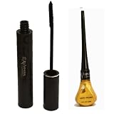 Itay Beauty Mineral Cosmetics Gel-Based Volumizing Black Mascara + Luxurious Liquid Eyeliner In 