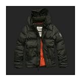再入荷!2011年Abercrombie & Fitch/メンズ アバクロ フードダウンジャケット【ダークオリーブ】 再入荷!2011年Abercrombie & Fitch/メンズ アバクロ フードダウンジャケット【ダークオリーブ】