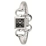 Gucci Women`s YA120507 Tornabuoni Square Black Dial Watch