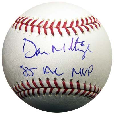 Don Mattingly New York Yankees MLB Hand Signed Official Baseball with 1985 AL MVP Inscription