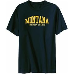 State Nickname Montana US Staaten Herren T-Shirt (Marineblau, Gr��en X-Small - XXX-Large)