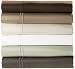 Malouf Fine Linens 600 Thread Count GENUINE EGYPTIAN COTTON Single Ply 4-Piece Bed Sheet Set, QUEEN IVORY