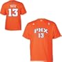 NBA Men's Phoenix Suns Steve Nash Gametime Name & Number Tee (Orange, Large)