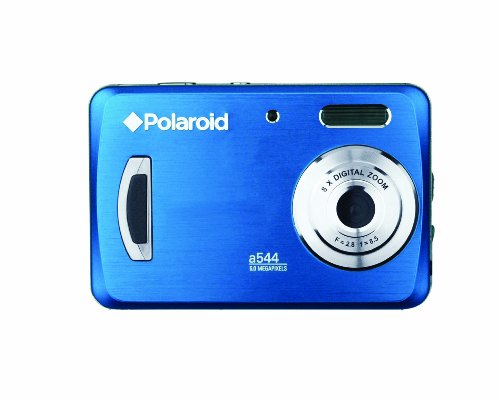 Polaroid CAA-544HC 5.0 Megapixel Digital Camera with 2.4-inch LCD Display (Blue)-digital polaroid camera