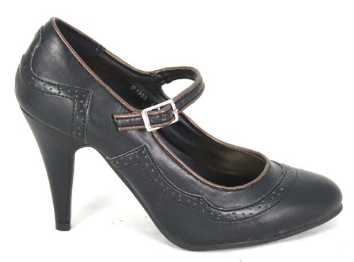 D1903 Ladies High Heel Strappy Shoes in 4 Colours