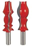 Freud 98-514 2 Piece Crown Molding Bit Set - 99-418 and 99-417 1/2 inch shank Freud 98-514 2 Piece Crown Molding Bit Set - 99-418 and 99-417 1/2 inch shank