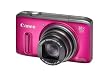 Canon POWERSHOT SX240 HS Fotocamera Compatta Digitale 12.1MP, colore: Rosa