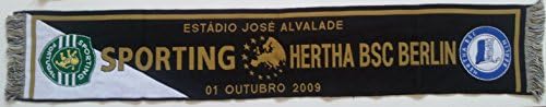Sporting Portugal vs Hertha Berlin 54x9 SOCCER SCARF Football Limited Edition Bufanda Écharpe Schal NEW