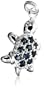 Sterling Silver Sapphire Turtle Charm