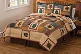 Autumn Treasure Twin Quilt with Pillow Sham