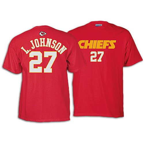 Chiefs - Reebok Men's NFL Player Tee - Johnson, Larry ( sz. S, Johnson, Larry : Chiefs )