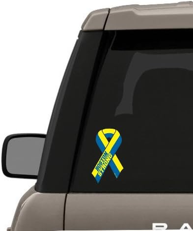 B Strong Boston Strong 3.5" x 5.8" Commemorative Ribbon Decal