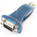 USB To RS232 Serial Db9 Adapter Female Screw For Win7 Window7 64 PL2303
