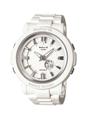 Casio Baby-G BGA-300-7A1ER - Reloj analógico - digital de cuarzo para mujer, correa de resina color blanco Casio Baby-G BGA-300-7A1ER - Reloj analógico - digital de cuarzo para mujer, correa de resina color blanco