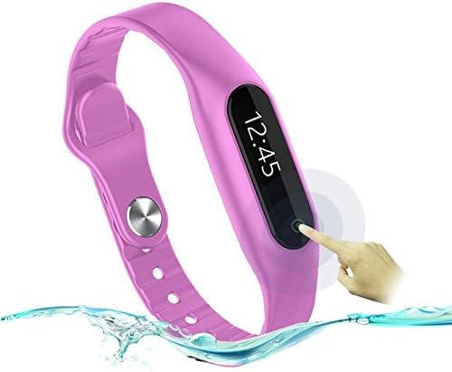 Your Exclusive Waterproof Activity Tracker and Sleep Wristband Smart Band,Bluetooth Smart band Smart Watch Wrist Band Wrap with Pedometer for Android System, Pink