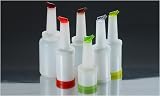 41Wp3h7fSHL. SL160  Paderno World Cuisine 1 Quart Plastic Beverage Container, Green Cap and Pourer