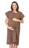 Zoe Gownie S/M - Designer Hospital Delivery Gown By Baby Be Mine Maternity
